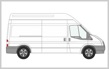 Man and Long Wheel Based Van London